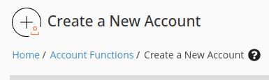 create new account cpanel