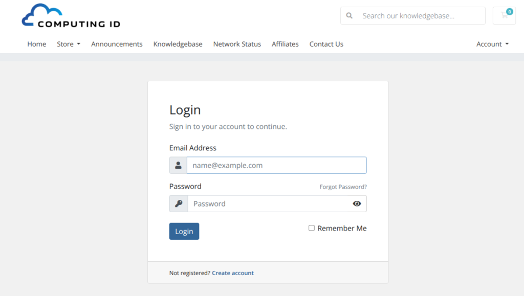 login portal