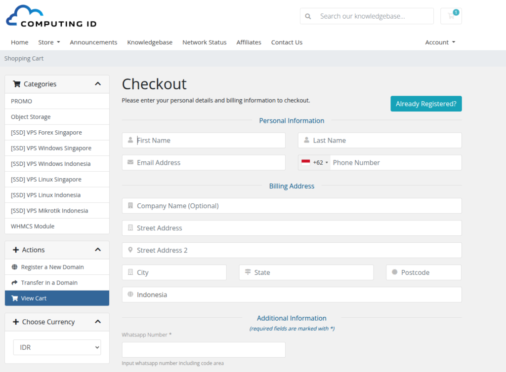 form register
