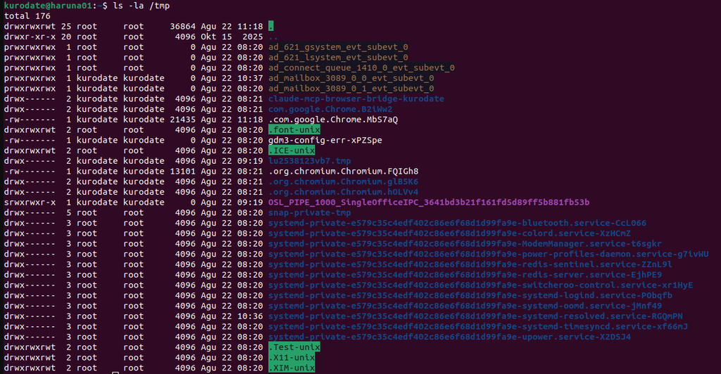 tmp file linux
