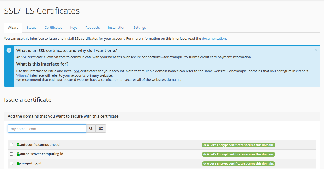 ssl wizard
